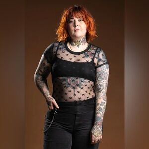 Tomboy Butterfly Riley Star Lace Top from Girrlscout